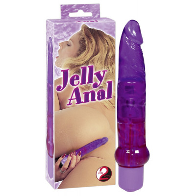 VIBRATORE REALISTICO ANALE "JELLY ANAL" VIOLA