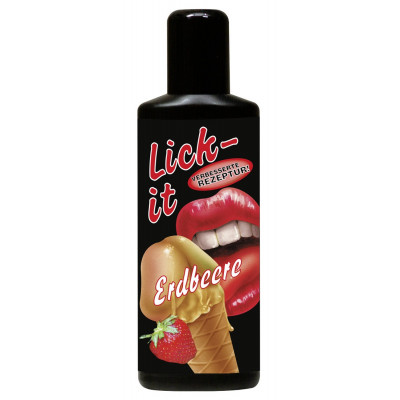 LUBRIFICANTE AROMA FRAGOLA "LICK-IT" - 100 ML